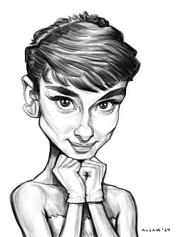 Audrey Hepburn sketch