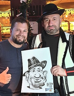 caricatura Cătălin Scărlătescu