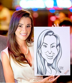 caricatura Ana-Maria Barnoschi