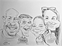 Nelson Mandela caricature