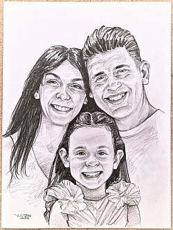 portret realist cuplu